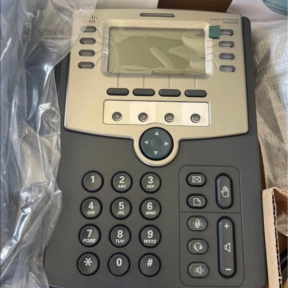 New in Open Box Cisco SPA509G 12-Line IP Phone, Cisco Small Business Gray - Picture 8 of 8